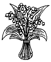 coloriage bouquet de muguet